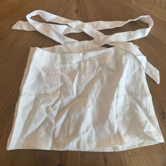 $229 Revolve x Rumer Avalon wrap skirt black white size Xsmall  m1 - Picture 3 of 4